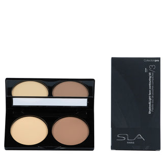 SLA Paris 2pc Contour Powder Palette - Olive Complexions