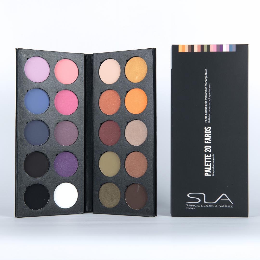 SLA Paris Palette 20 Eyeshadow Mixed Combination